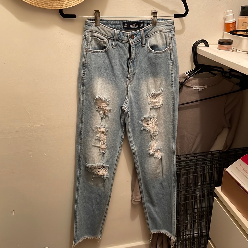 Hollister ripped jeans